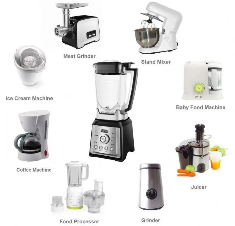 2.0L smoothie maker blender 2000w juicer blender 8 in 1 blender and mixer