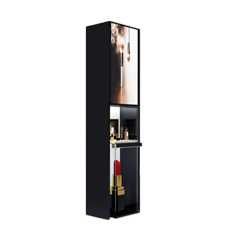 Retail Lipstick Stand Pedestal Stand Cosmetic Wall Showcase Makeup Display Cabinet Beauty Shop Fixtures Retail