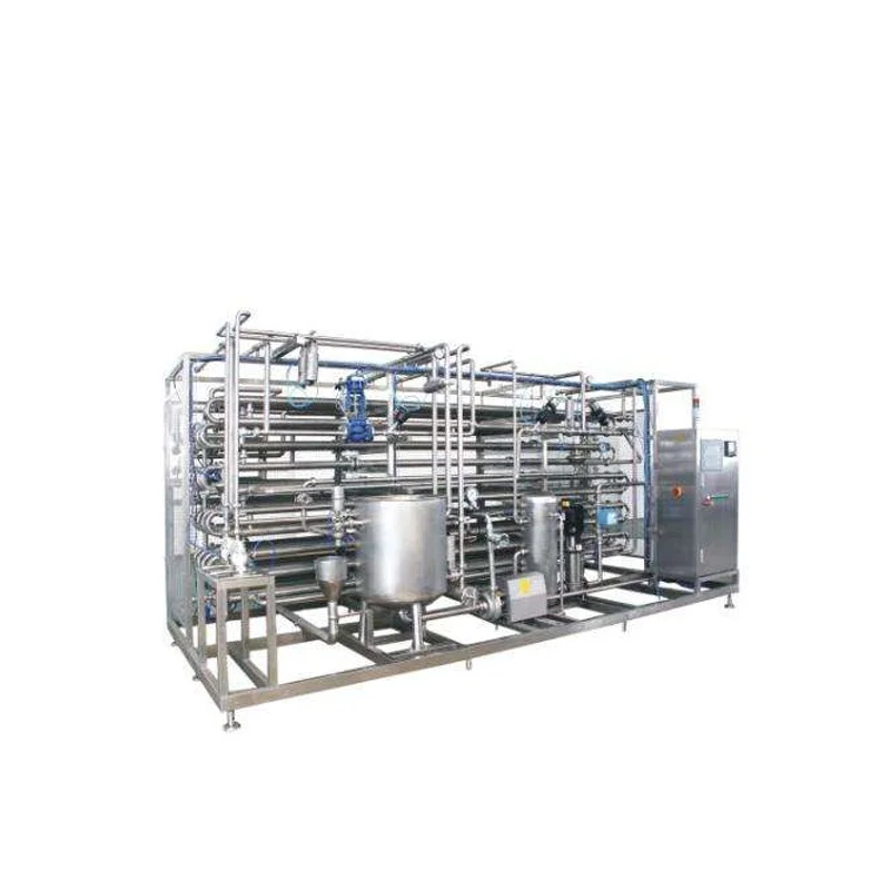 Ultra high temperature tube sterilizer machine beverage fruit juice milk pipeline pasteurization sterilizer