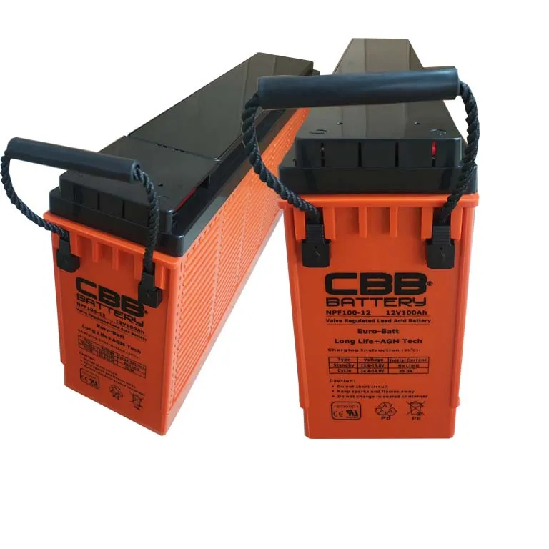 12volt popular deep cycle agm battery 100Ah front terminal battery for home use&UPS