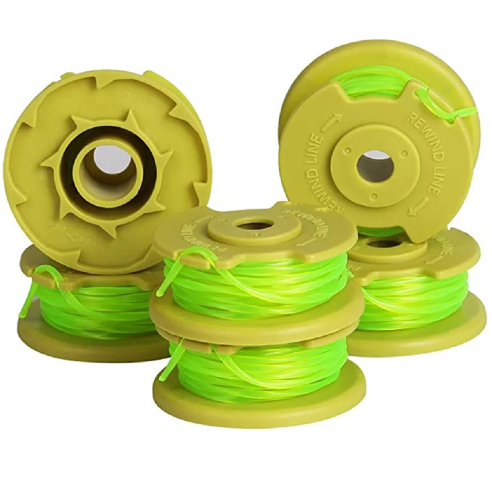 11ft .08' Power String Trimmer Replacement Spool for Ryobi One Plus+ AC80RL3 Nylon Line 3 Pack