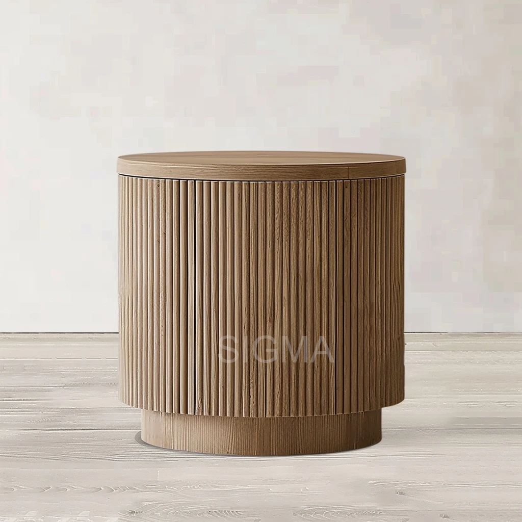 Superior Quality Indoor Furniture Dinner Room Solid Wood Oak Veneers Console Table