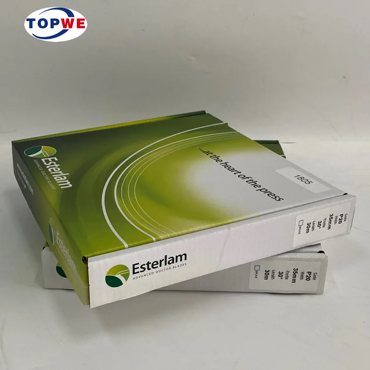 Esterlam Corrugated Box Printing / Coating Polyester Doctor Blade