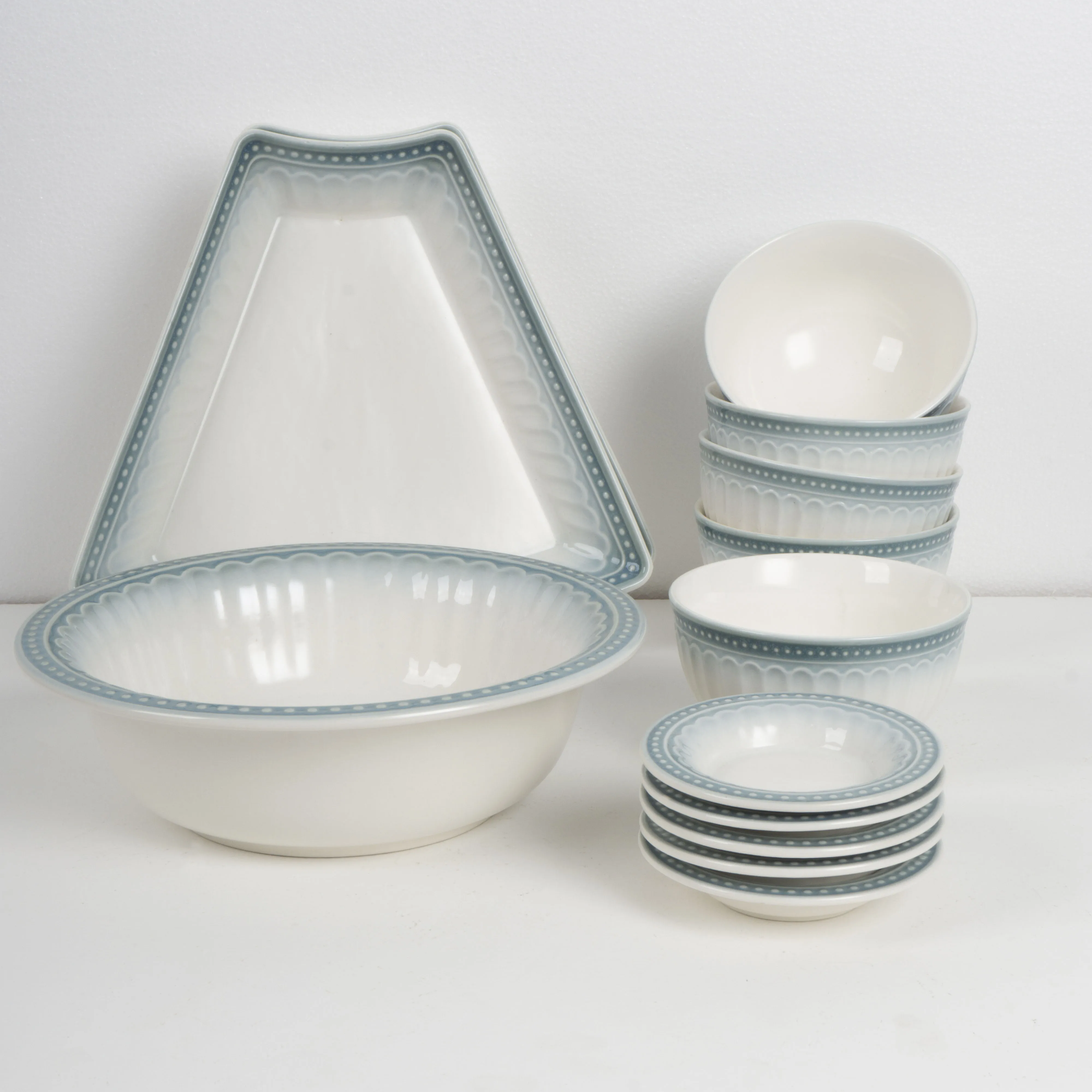 Bohemian Ceramic Gift Box Send gift set colorful cheap color box packaging Modern Style Ceramics Bowl pieces set