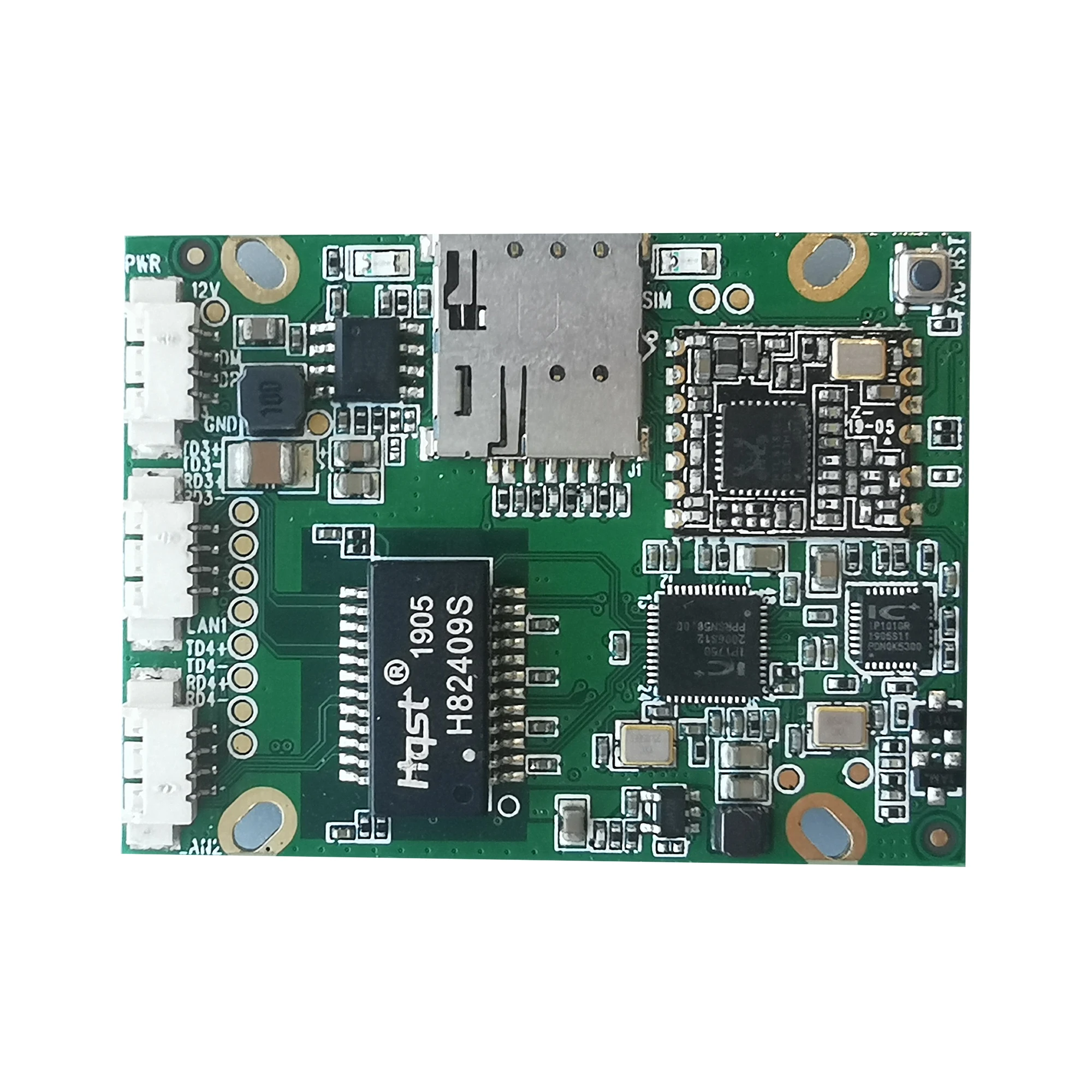 Mini 4g Router Board LTE Portable Wifi Router PCBA with Sim Card Slot 4G 2 LAN Small Module for Iot Dual Camera Monitor