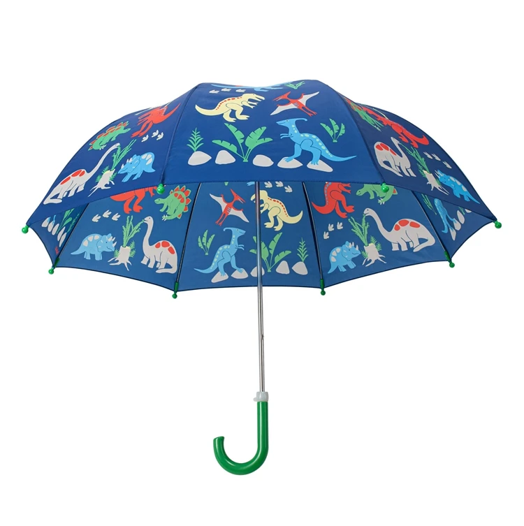 Blue Color Manual Custom Kids Umbrella with Cartoon Printing for Children Toy Umbrella for Birthday Gits Present Magic Small