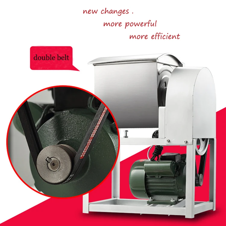 Fully Automatic Dough Mixer Commercial 25 Kg 5 Kg 12.5 Kg Thickened Stainless Steel Flour Mixer Kneading Machine