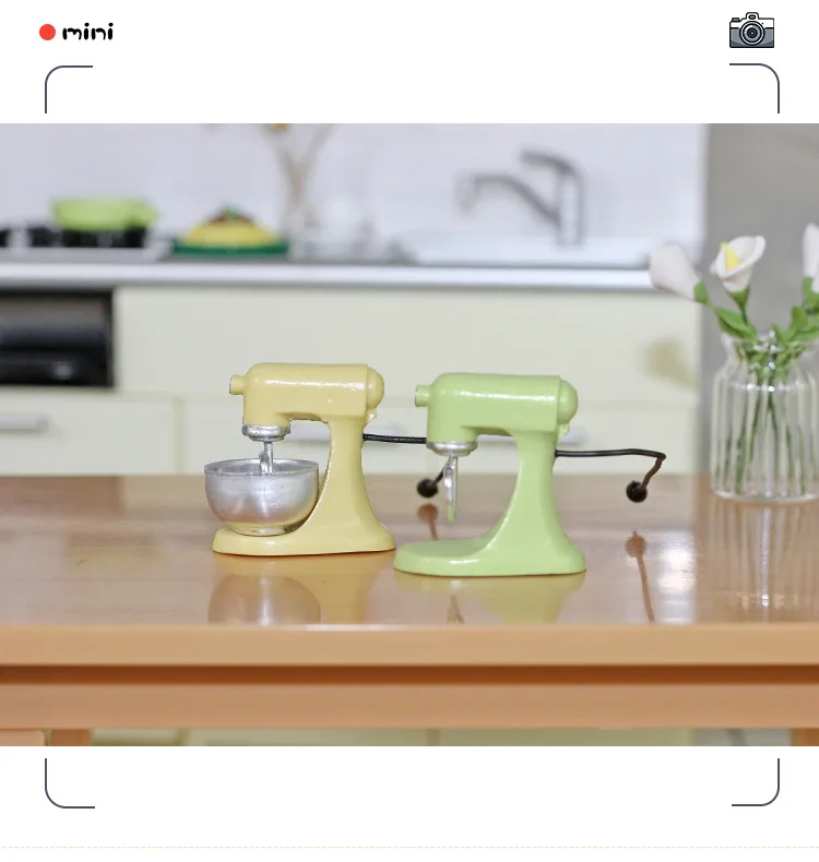 1/12 dollhouse Miniature kitchen Furniture Accessories Mixer Set