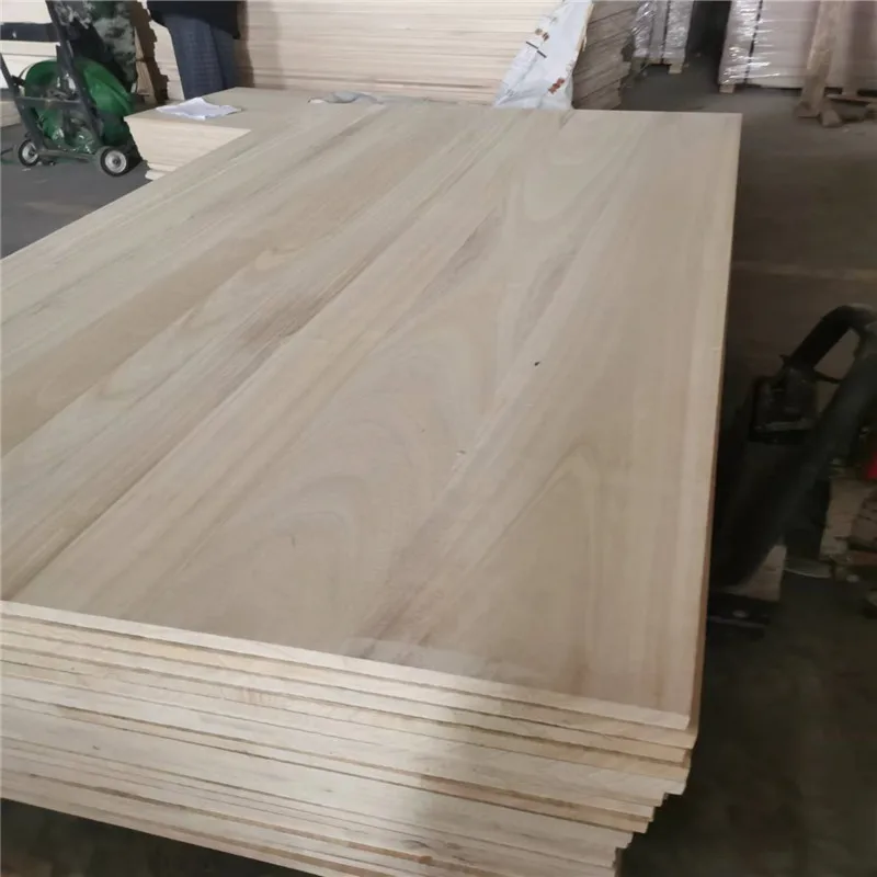 Wholesale boards wood paulownia 18mm solid board paulownia wood lumber price