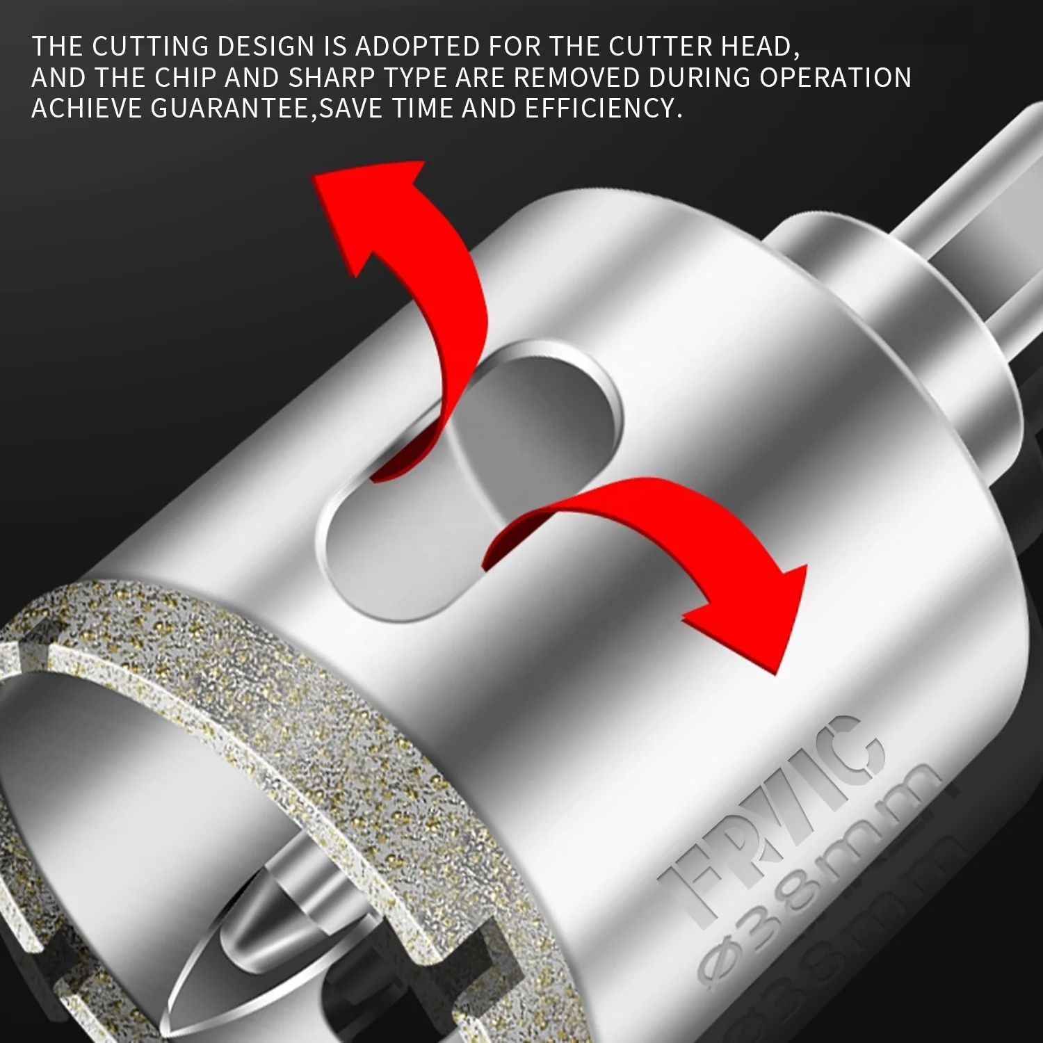 Fryic Diamond positioning Marble hole Saw from 16mm to 100mm diamond hole saw drill bits