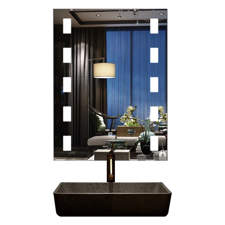 light mirror for shower room LED bathroom mirror illuminated mirror light