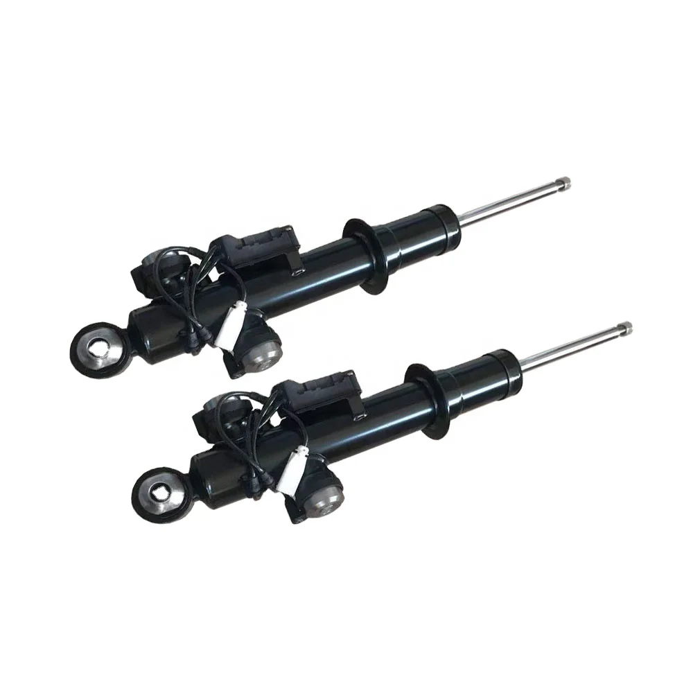 JR 2Pcs Rear Pneumatic Air Suspension Shock Absorber With EDC Fit BMW 5 Series F10 F11 530i 550i 2WD 37126796860 37126796859