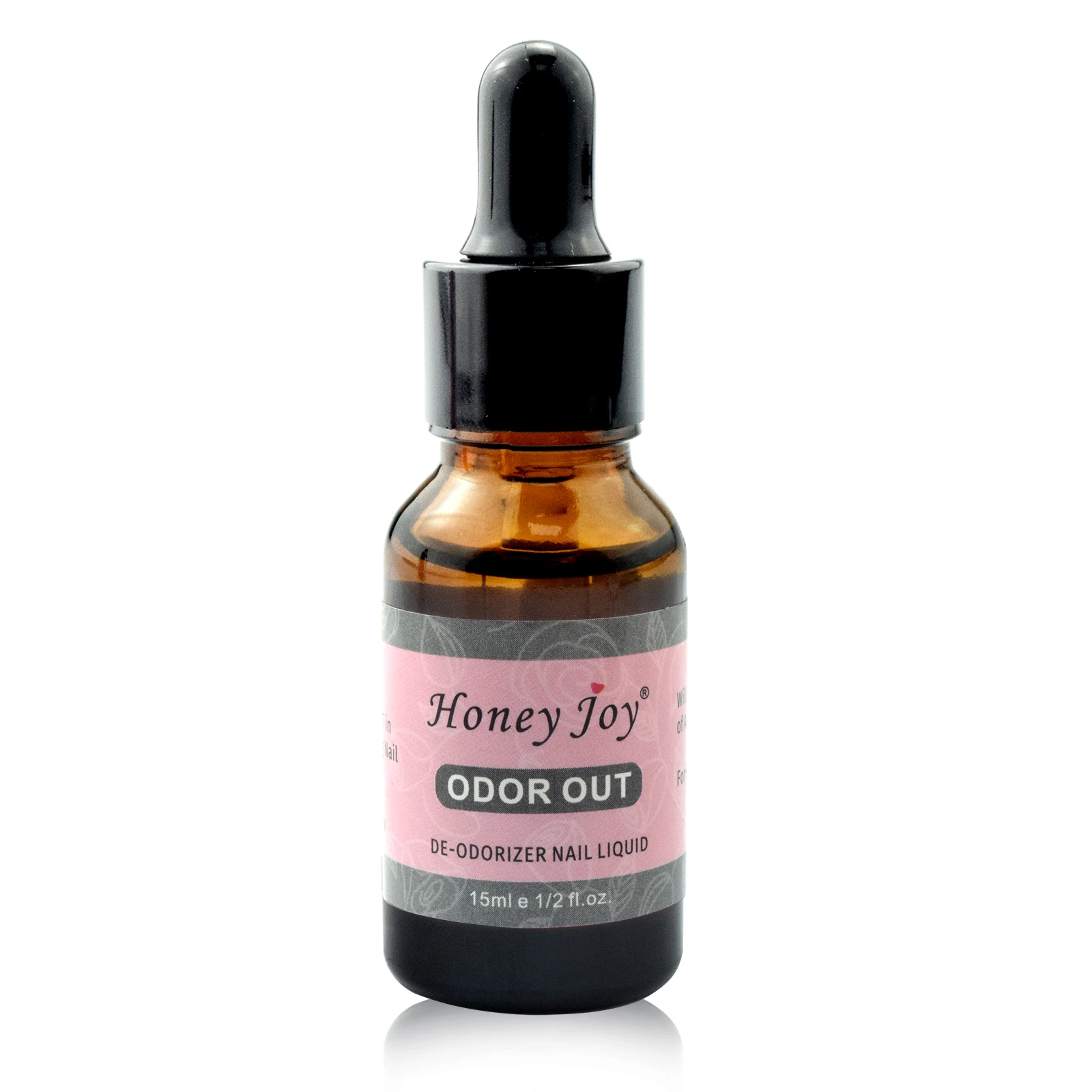 Nail Art Acrylic Liquid Odor Remover Odor Removal Rose Fragrance Odorizer with Brush Design