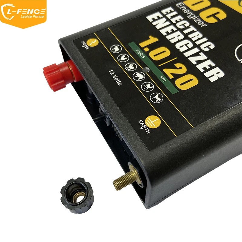 Lydite 1J 20KM fence DC energizers farm waterproof electric impulse fence energizer