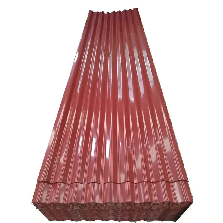 Горячий окунутый 0 7 мм 1 2 24x36 Gi Оцинкованный гофрированный металлический кровельный лист Оцинкованная катушка