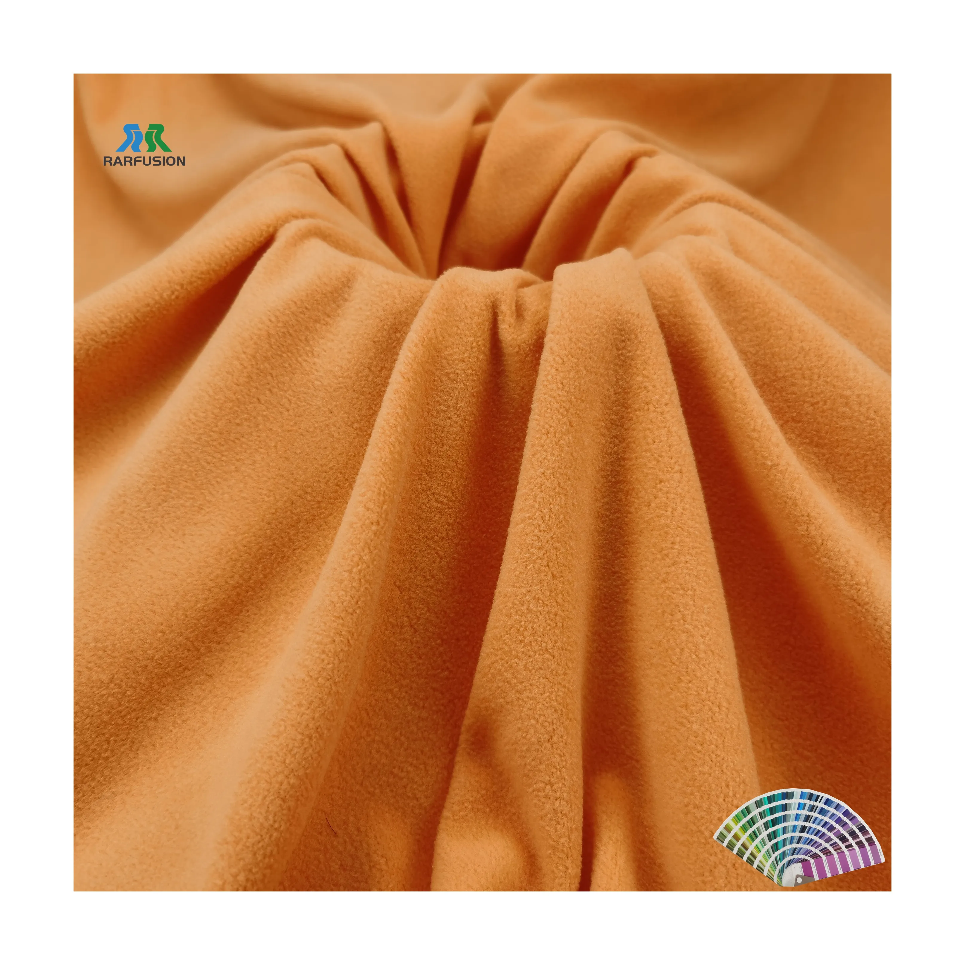 Factory Direct Single Side Brushed Anti pill Fleece Fabric 100% Polyester Plain Polar Fleece Fabric for Chair Outdoors Apparel