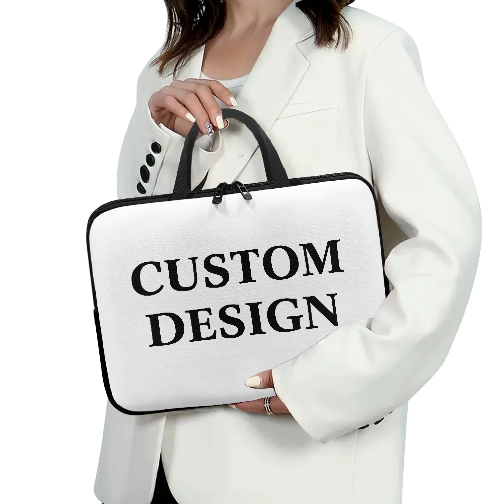 Supplier Wholesale Custom Travel Universal Portable Tablet Bag Music Note Piano Creative Handbag Print On Demand Laptop Bags
