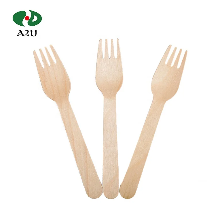 Parrot rawdisposable recycling wood knives spoons biodegradable wooden spoon and fork