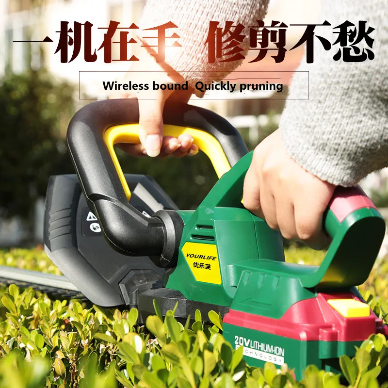 The best selling rechargeable electric hedgerow