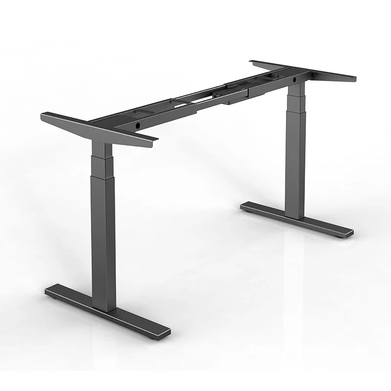 Electric Metal Office Table Ergonomic Intelligent High Quality Frame Luxury Healthy Computer Sit To Stand Adjustable Height Desk
