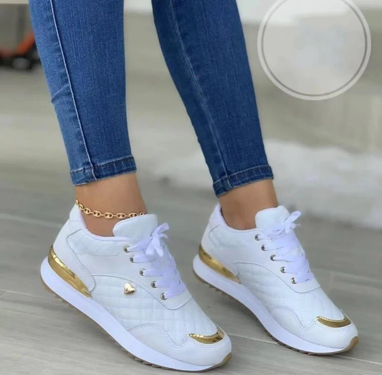 Hot selling comfortable women casual shoes fashion footwear sneakers