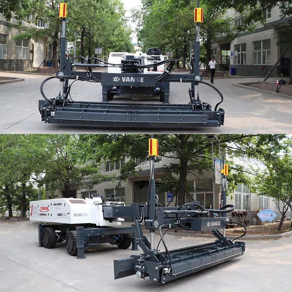 VANSE YZ30-4E Long Boomed Dual Slope Hydraulic Concrete Laser Leveling Automatic Laser Concrete Leveling Machine For Sale