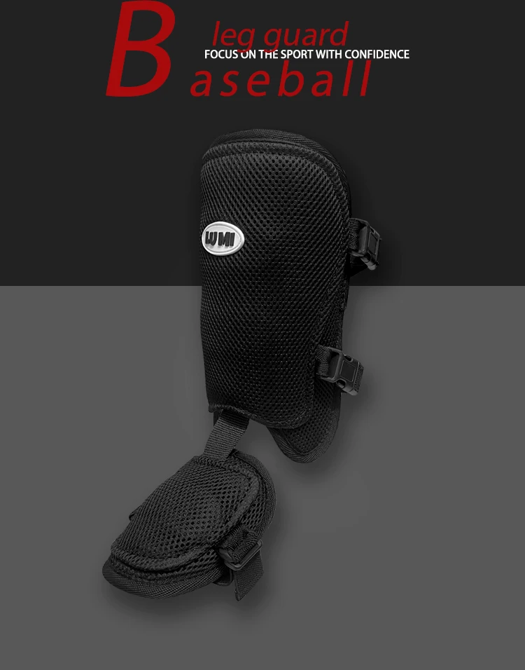 Sports Baseball Leg Guard  Adult Shin and Foot Shield for Batting Protective Leg and Ankle Guard with Toe Plate