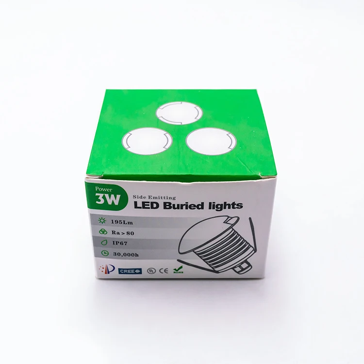  Dc12v 3W напольная дорожка наземная Встраиваемая светодиодная подсветка
