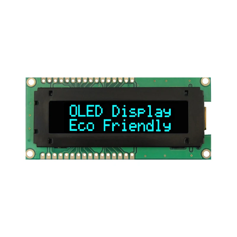 
OLED type 16x2 character oled display with SPI/I2C interface 