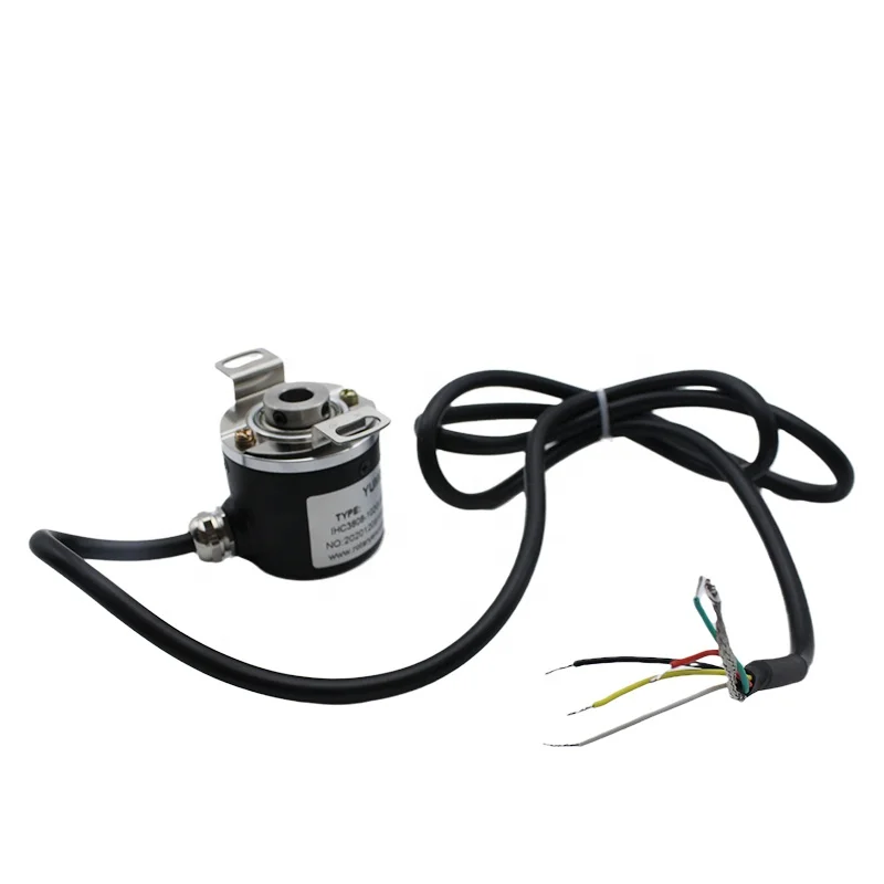 
IHC3808-102G-6BZ1-5-30CP 8mm PNP 6PPR solid Shaft Incremental Rotary encoder 