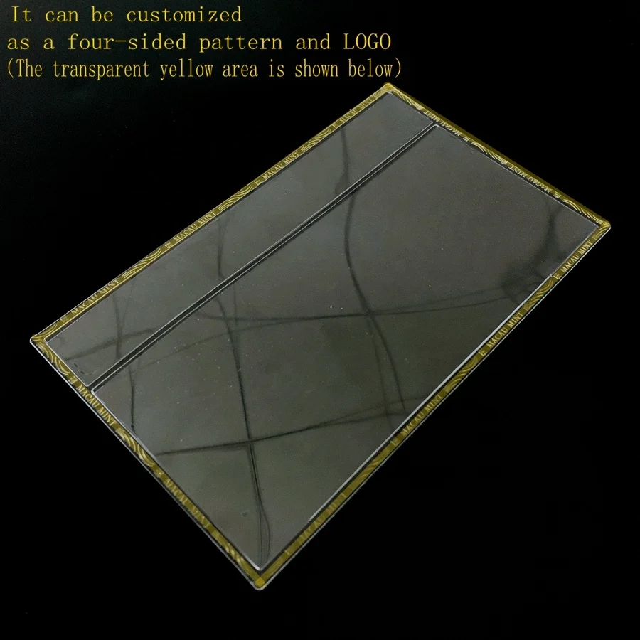 
PET sleeve film Protective cover for bank note exhibition display box PMG paper money bag Transparent inside pages 