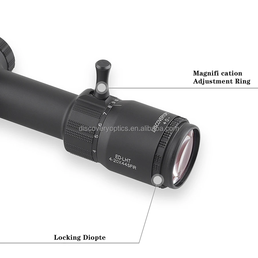 Discovery Optics Shockproof Waterproof Fogproof ED-PRS 4-20X52SFIR Scope Optica Reticle 4-20X52SFIR