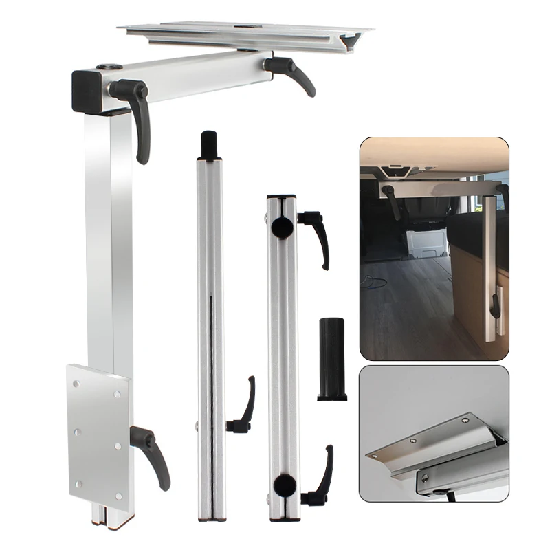Motorhome Aluminum Alloy Folding Table Leg Dining Rotatable Height Adjustable Caravan Campervan RV Table Leg