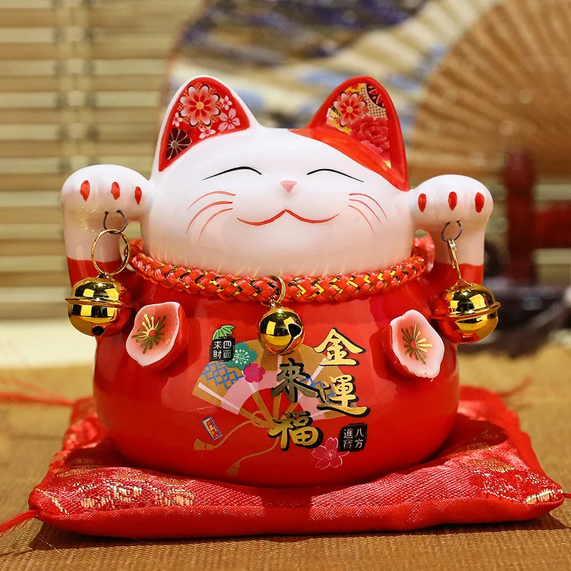 Chinese Feng Shui Lucky Cats Figure Lucky Cat For Table Lucky Cat Handicraft
