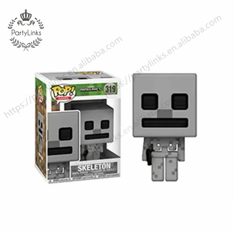 POP Minecrafts Figure Steve Zombie Doll Decoration Ornaments Alex #317 Null PVC Action Figure Collection Model Child Toy Gift