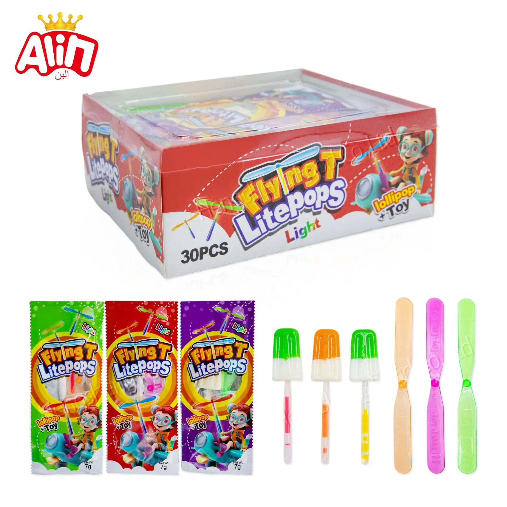 game snacks little fruits candy cartoon styles fruit Bamboo dragonfly fluorescence lollipop