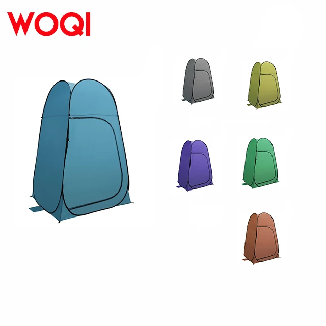 WOQI New Automatic Changing Camping Waterproof Portable Pop Up Portable Toilet Shower Tent with Carry Bag