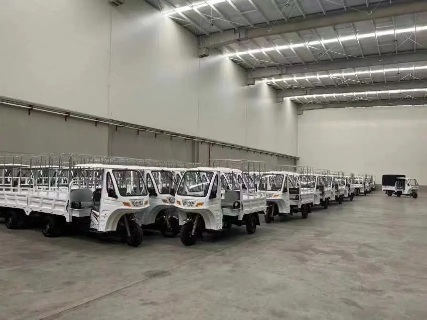 ZongShen CQ1 OEM High-quality Wholesale Motorized Tricycle Gasoline Engine Cargo Adult Enclosed Electric Delivery Trike