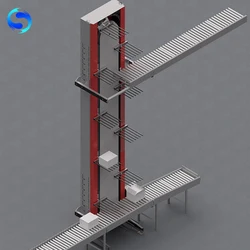 Bag Conveyor Vertical Elevating Conveyor Systems Cargo Lift Elevator