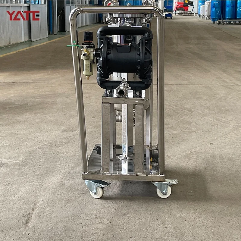 Industrial Stainless Steel Honey Filtering Machine Movable Bag Filter