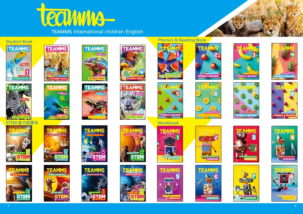 Customized TEAMMS Children Learning Machine Reading Pen English Audio Book