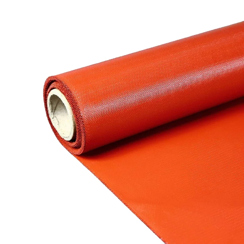 High-temperature Resistance Fireproof Silicone Coated Silica Fabric Heat Insulation