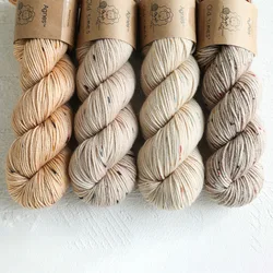 100g/hank 2S 4PLY 100% Merino Wool Mid Chunky Yarn For Hand Knitting Crochst Handcraft