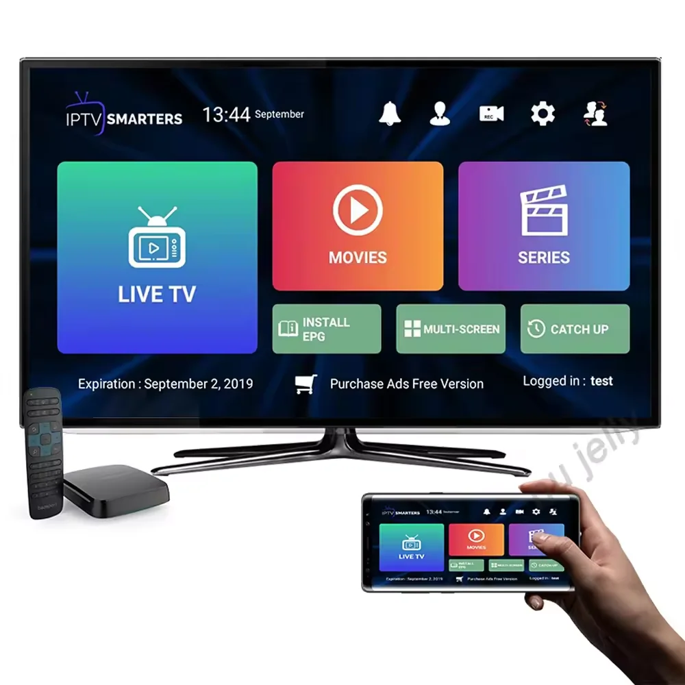 IPTV 8K 12 м Панель реселлера Android tv box тест Xtream код 24 часа бесплатный Trail XXX Smart TV reeller 4K