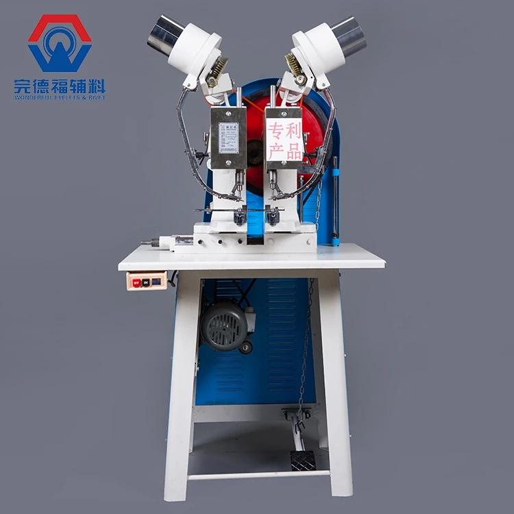 
Автоматическая машина для изготовления обуви с двумя головками, машина для изготовления кожаных петель, полых заклепок, стельки, талии, железа, заклепок 