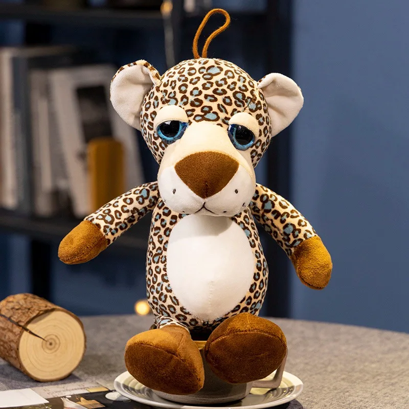 Custom Fox Cute Forest Animal Doll Zoo Lifelike Soft Plush Toy Lion Tiger leopard and with Rabbit High Quality