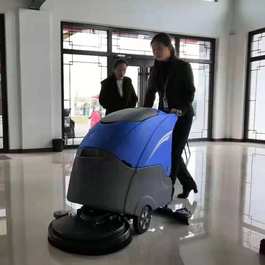 SC50-850 HAND PUSH ELECTRICAL FLOOR CLEANING MACHINE SCRUBBER  walk behind floor scrubber