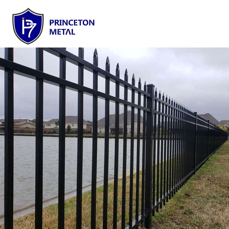 Aluminum Anti rust Raking Security Garden Decoration Fence Treils Panels Outdoor Metal Fencing Panels