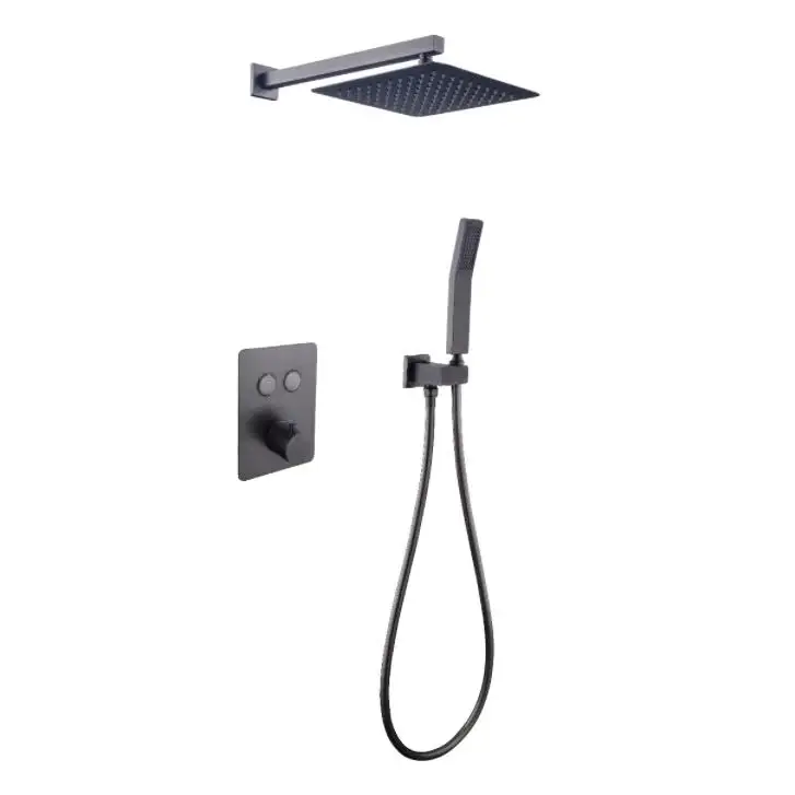 New Design Thermostatic Two functions Hot Water Shower Set Rain Shower Head Faucet