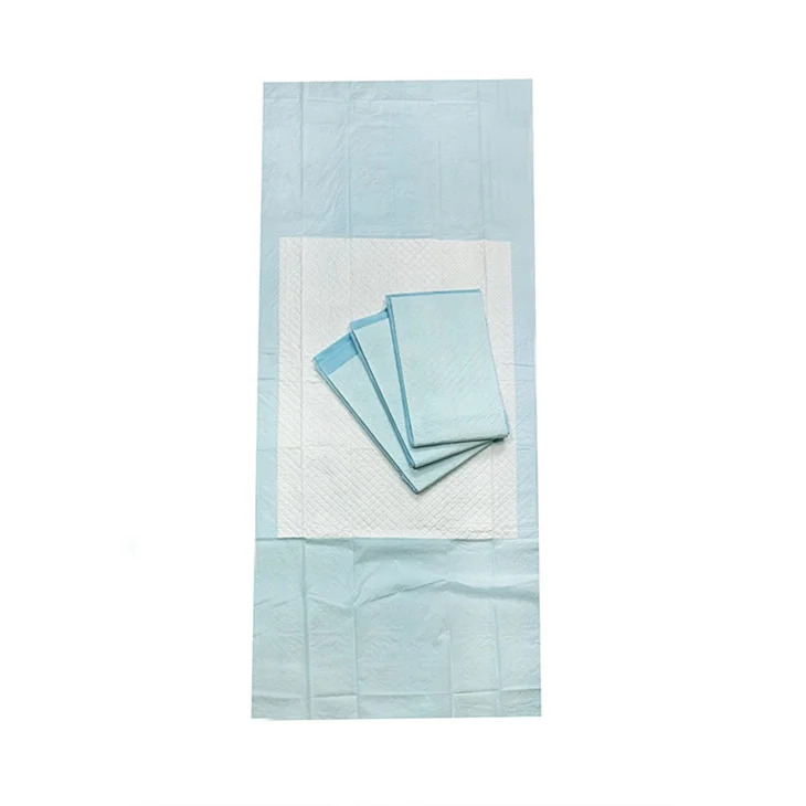 80*180cm big size Waterproof Disposable  Winged Underpad for hospital in China